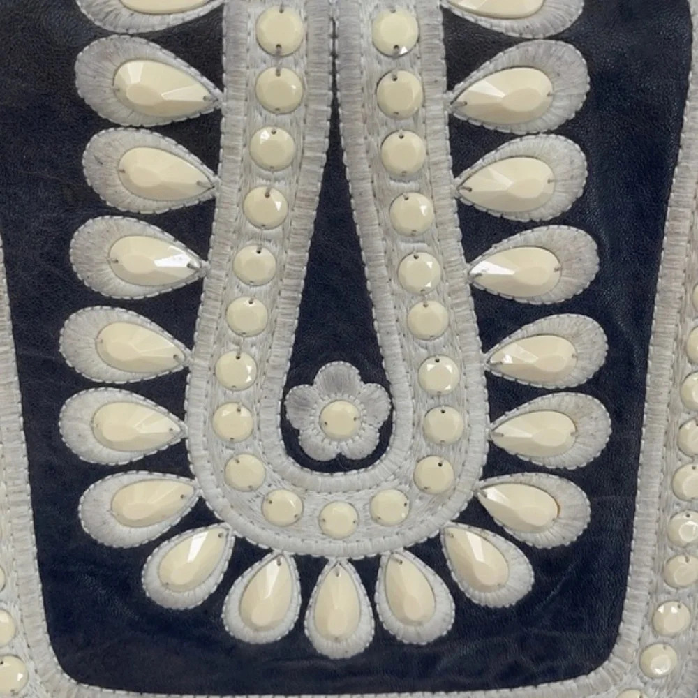 Brighton Raj Beaded Crossbody Saddlebag View 3